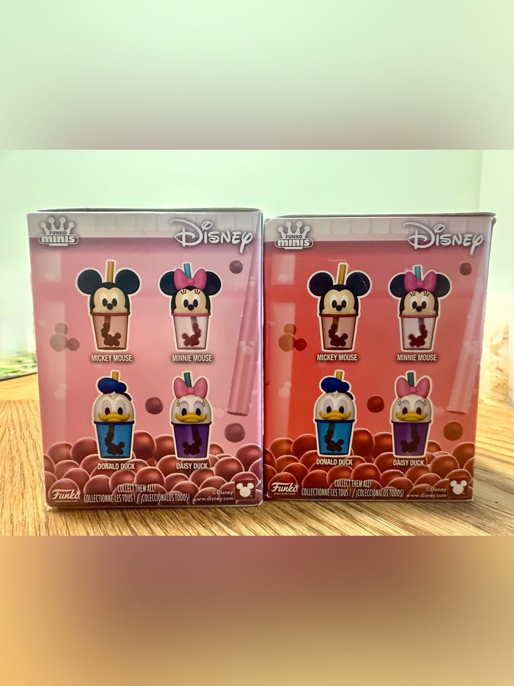 Funko Minis Disney Mickey & Minnie Mouse Vinyl Figures Ice Cream Set of 2 NIB - Picture 2 of 6